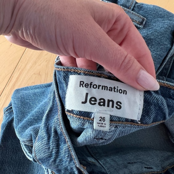 Reformation Mckenna Mid Rise Slouch Cargo Jeans - Picture 5 of 6